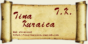 Tina Kuraica vizit kartica
